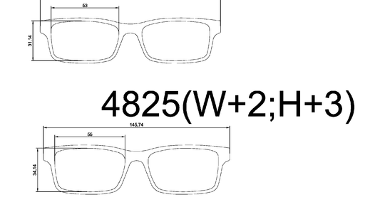 ETHEREAL EYEWEAR 個人特制- 更改專屬尺寸服務 (需搭配任一款式框形為主商品一併購買)